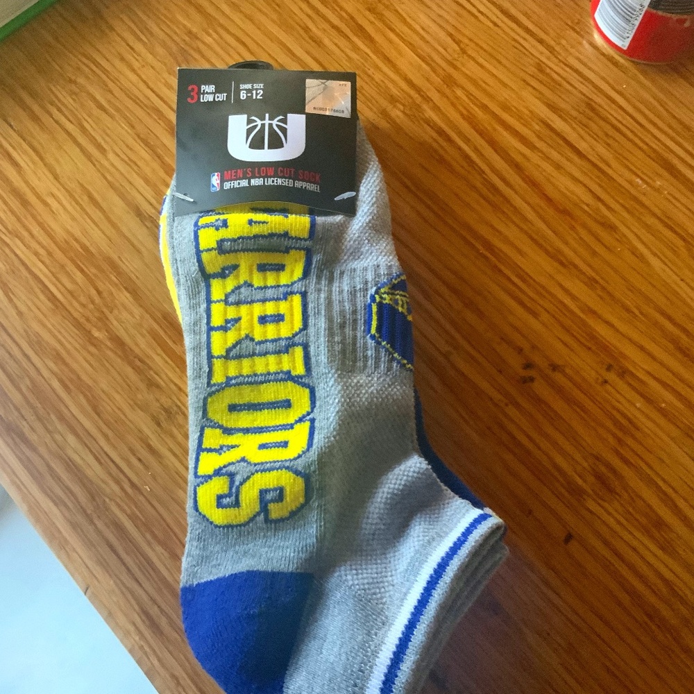 Golden State Warriors 3 Low Cut Socks